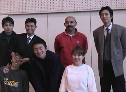 テコンドー融心館で記念撮影をしました