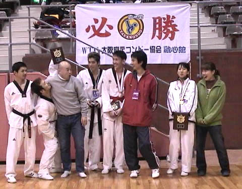 テコンドー融心館記念撮影です